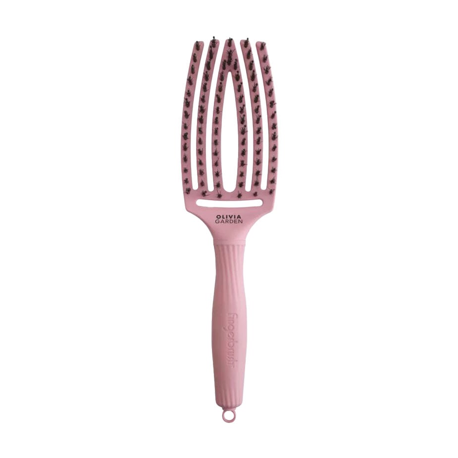 Щітка для волосся Olivia Garden Fingerbrush Boar &amp; Nylon Thinkpink 2024, Soft Pink, 1 шт