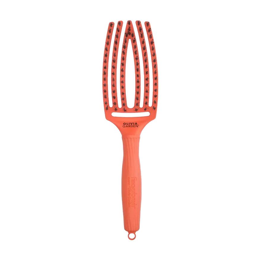 Щітка для волосся Olivia Garden Fingerbrush Care Iconic Boar &amp; Nylon, Orange Dream, 1 шт